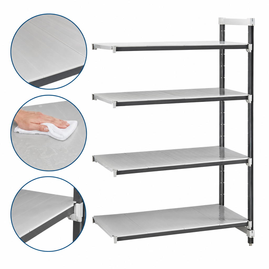 Solid Reinforced Polypropylene Shelf Plates
