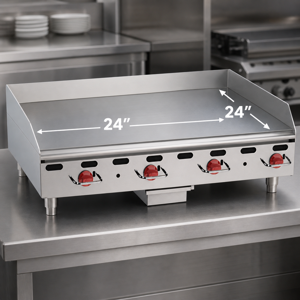 24 x 24 Inch Cooking Surface