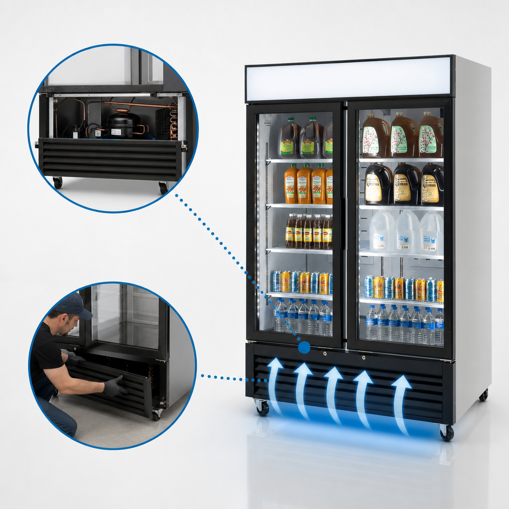 Bottom-Mount Self-Contained Refrigeration