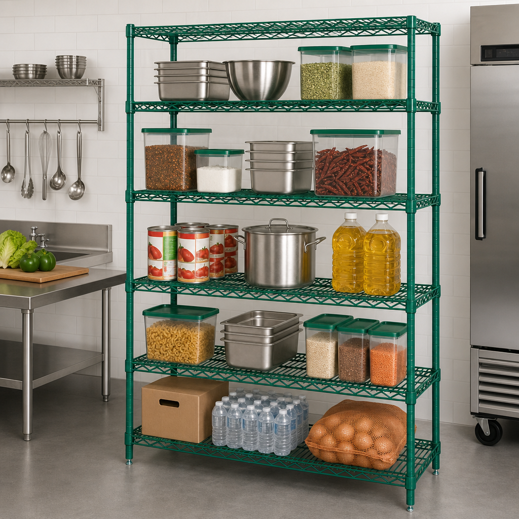 Five Wire Shelves