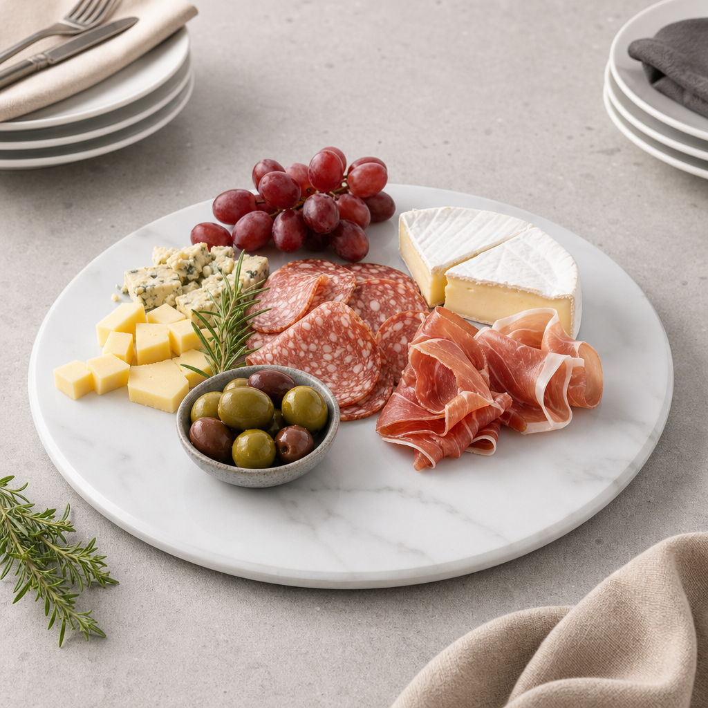 Round Serving Board