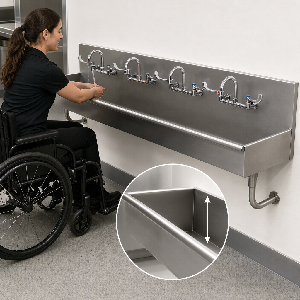 ADA-Compliant 5-Inch Bowl Depth