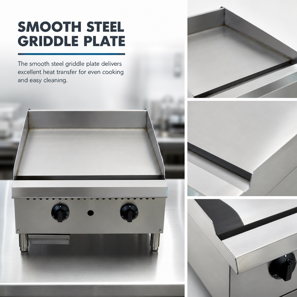 Smooth Steel Griddle Plate