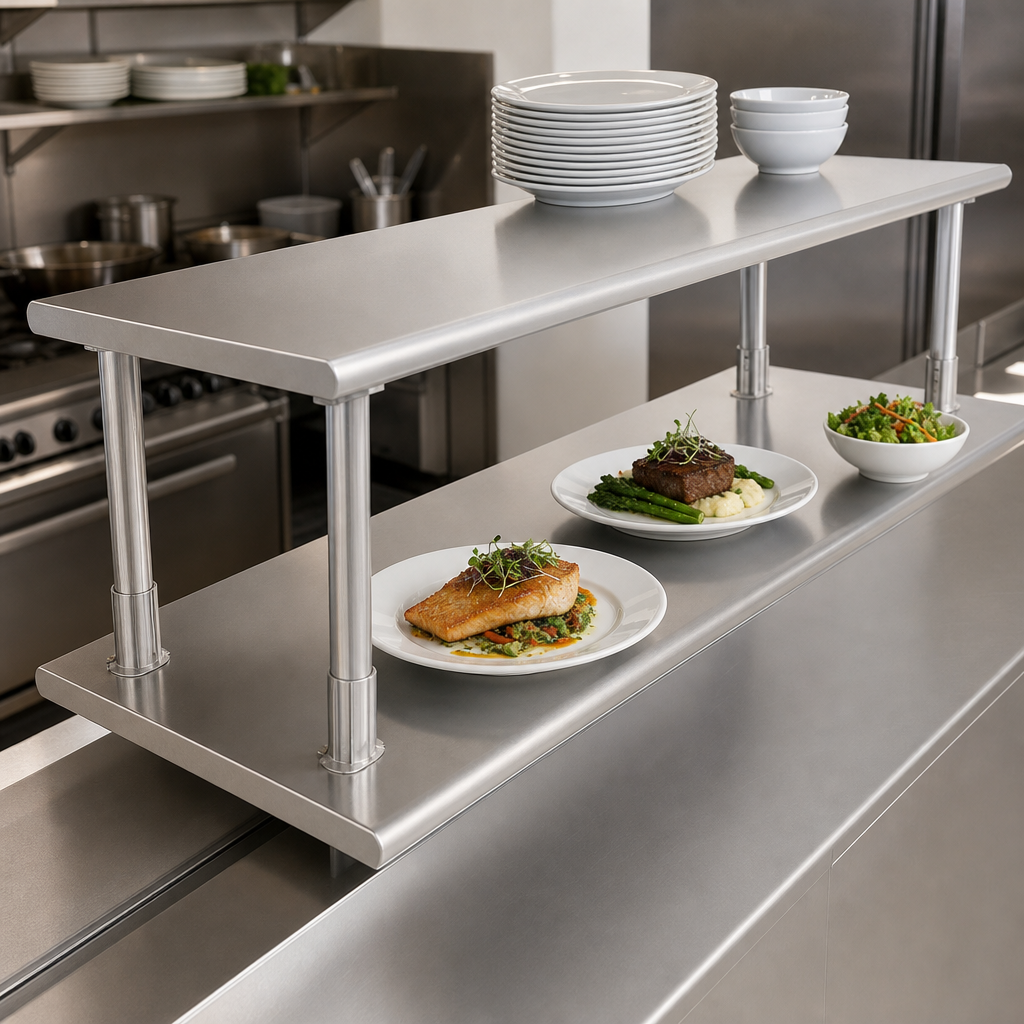 Pass-Thru Shelf with Overshelf