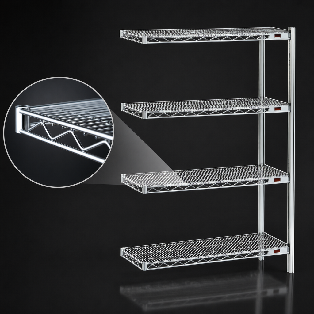 Patented QuadTruss® Shelf Design