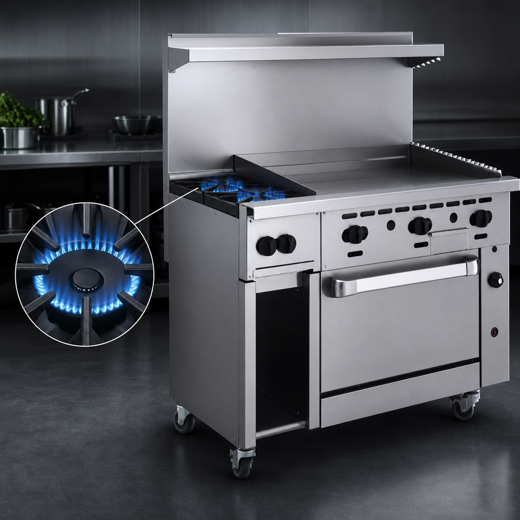High-Efficiency Open Burners
