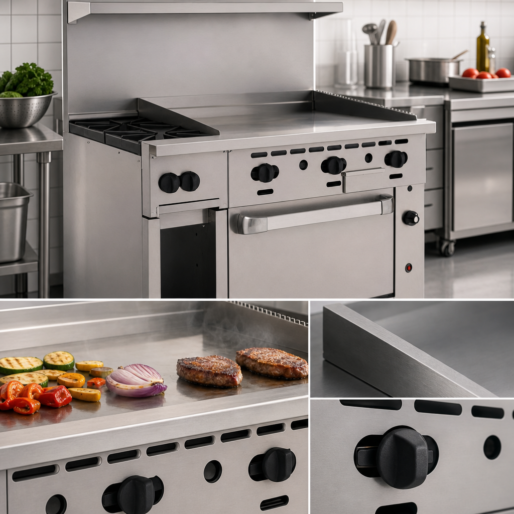 Thermostatic Griddle with Thick Plate