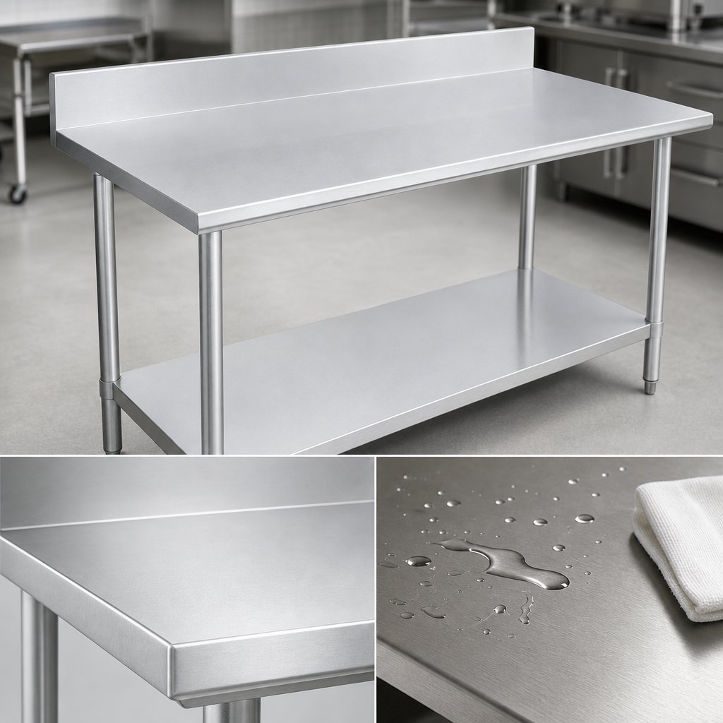16-Gauge 300 Series Stainless Steel Top