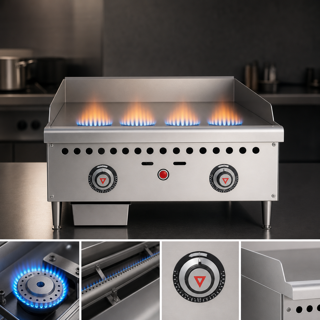 Four High-Output Burners
