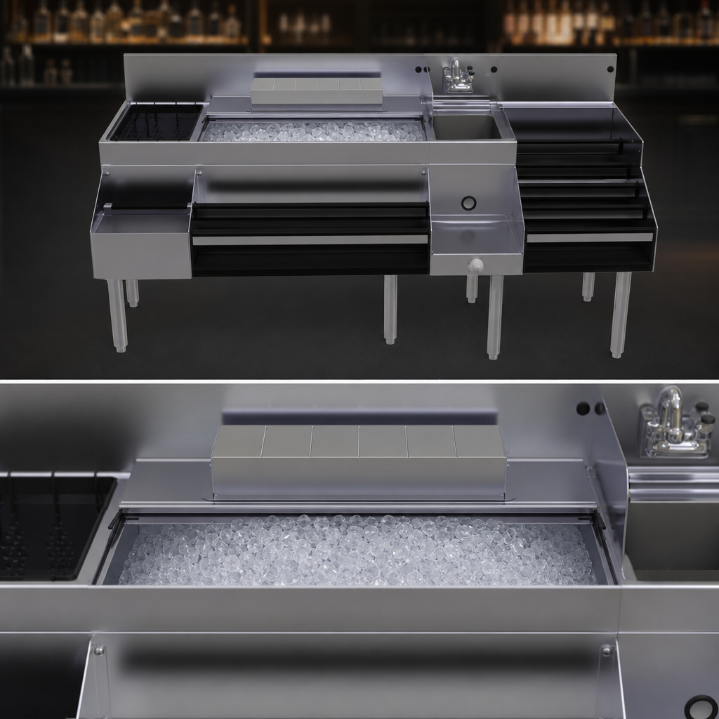 Center Combo Ice Bin