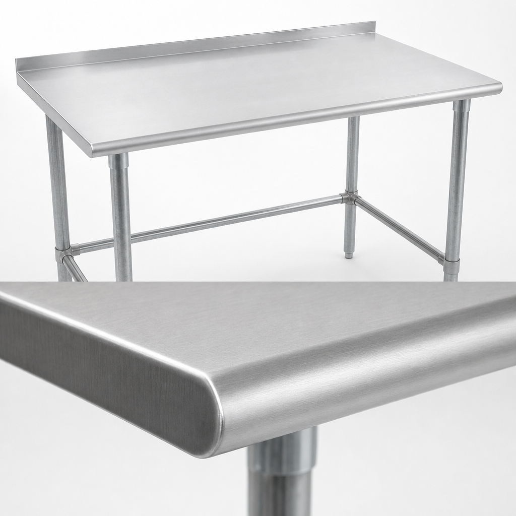 14-Gauge Stainless Steel Top