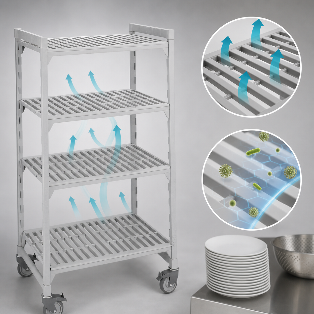 Vented Polypropylene Shelf Plates