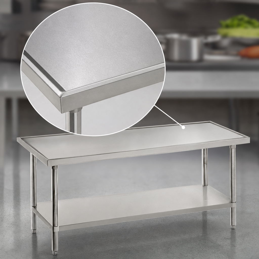 14 Gauge 304 Stainless Steel Top