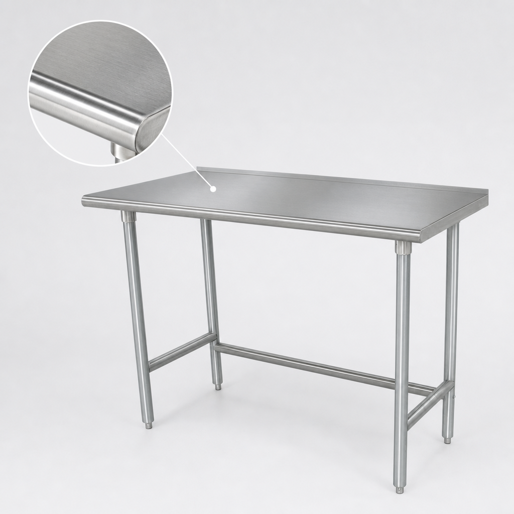14-Gauge 304 Stainless Steel Top