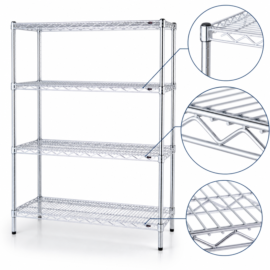 Patented QuadTruss® Shelf Design
