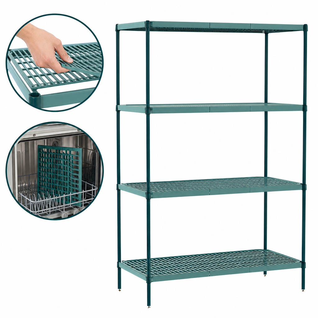 Removable Polymer Shelf Mats