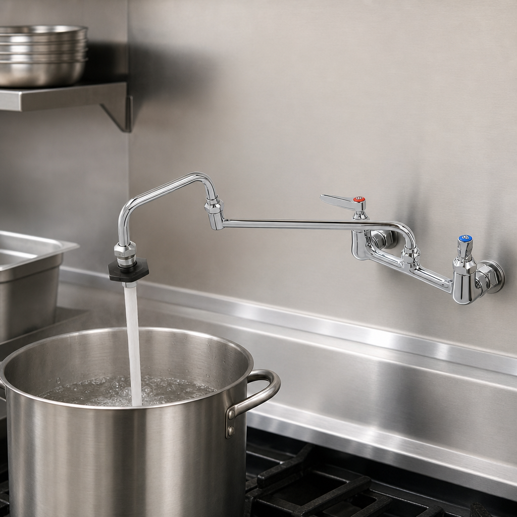 Wall-Mount Mixing Faucet