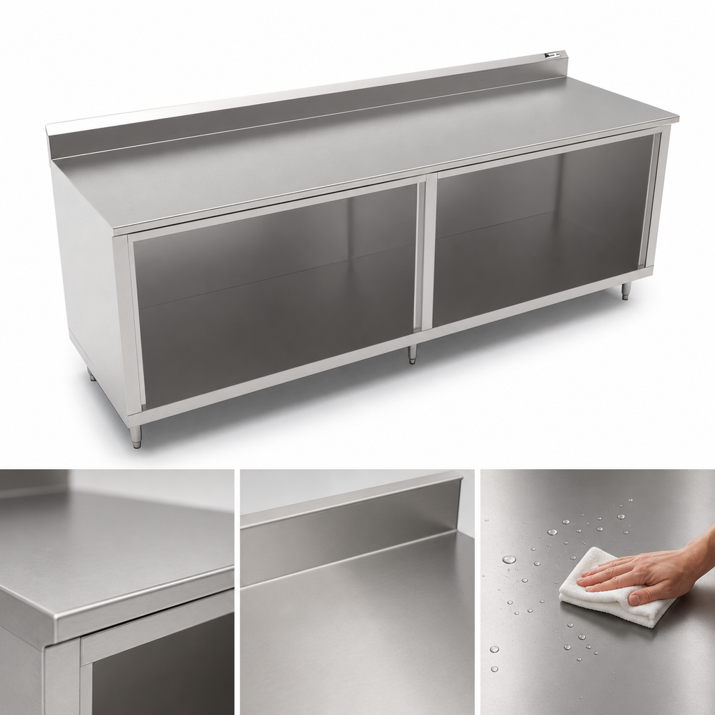 16-Gauge 300-Series Stainless Steel Top