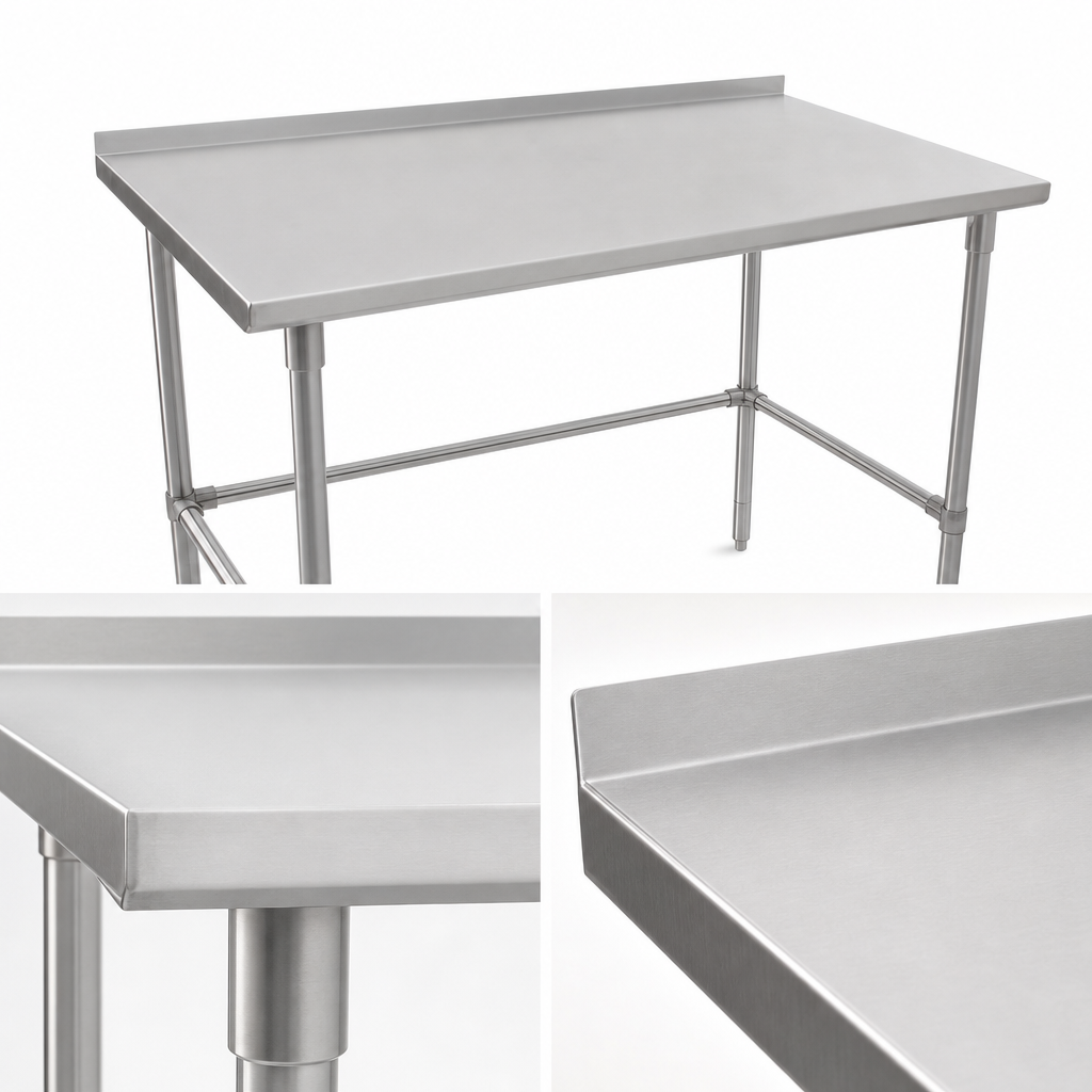 16-Gauge Stainless Steel Top