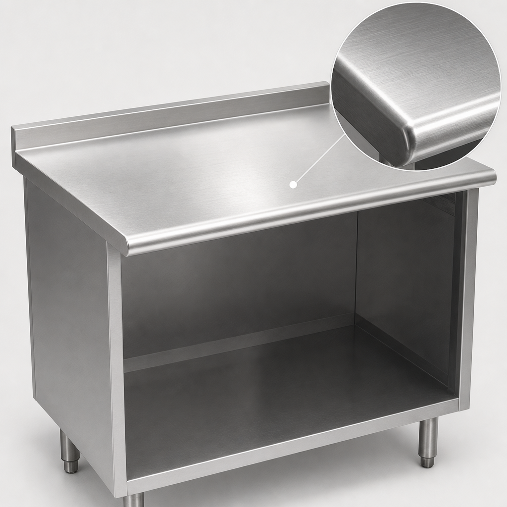 14 Gauge 304 Stainless Steel Top