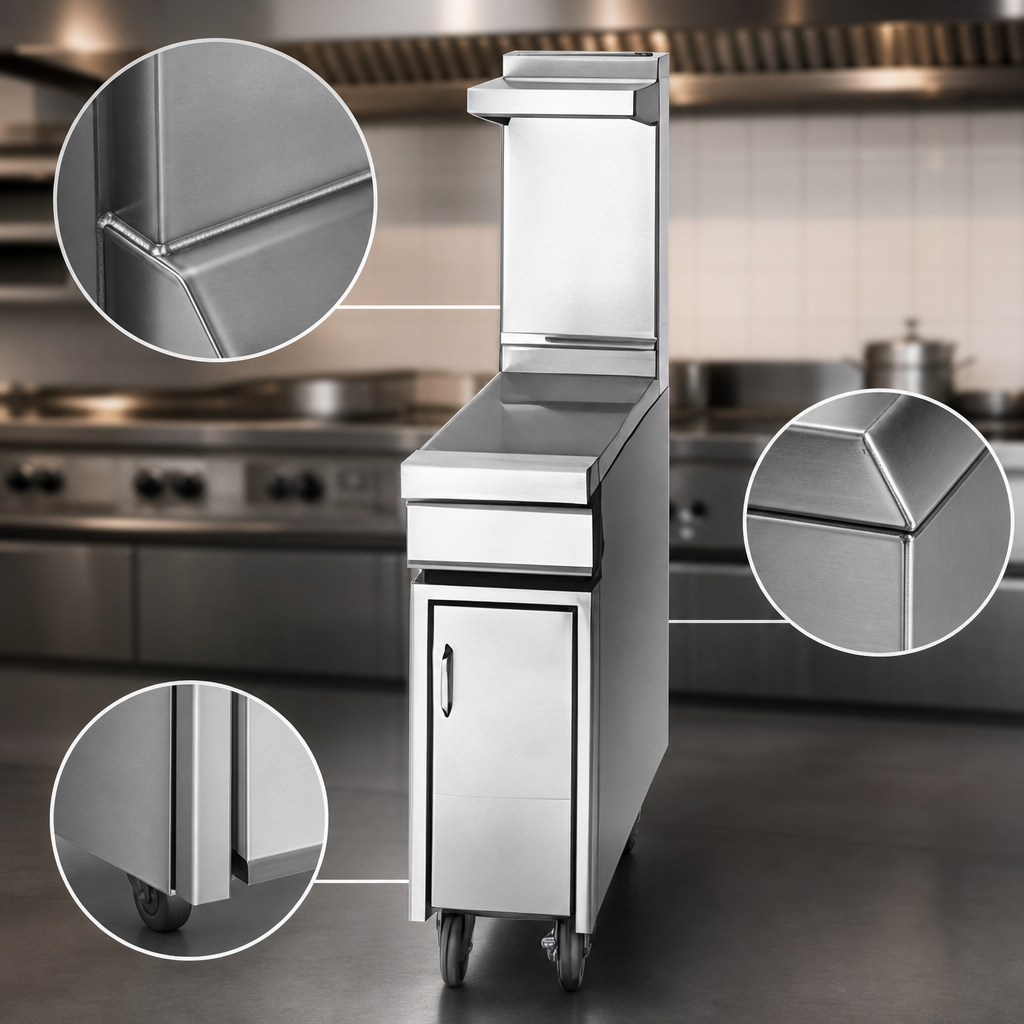 All-Welded Stainless Steel Construction