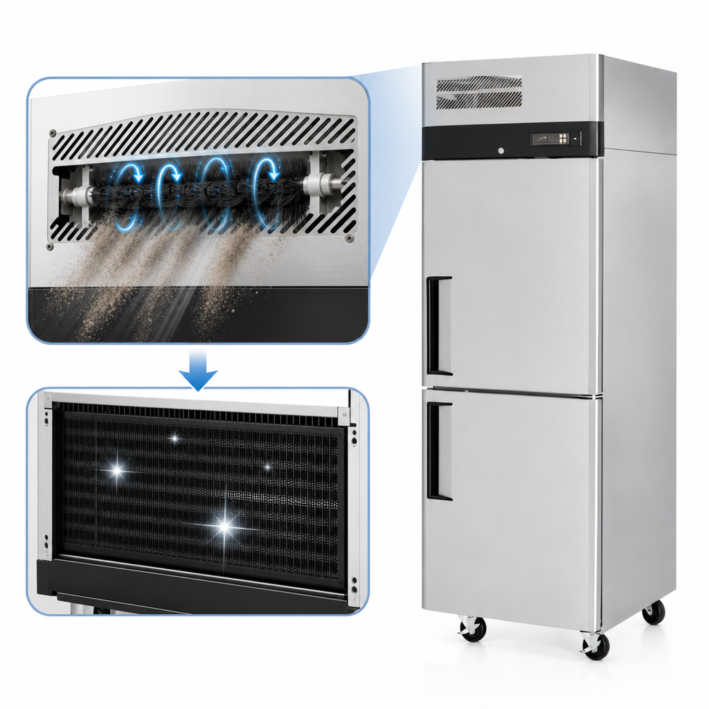 Self-Cleaning Condenser