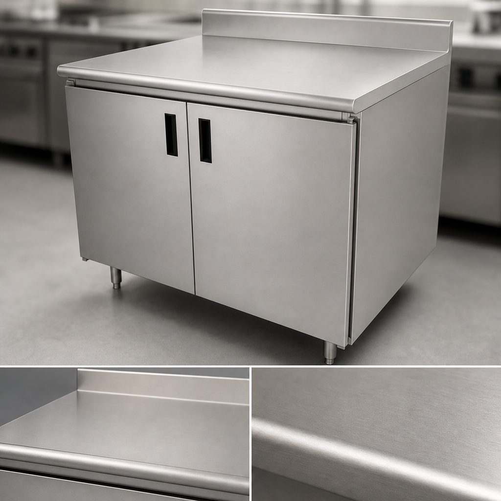 16-Gauge 304 Stainless Steel Top