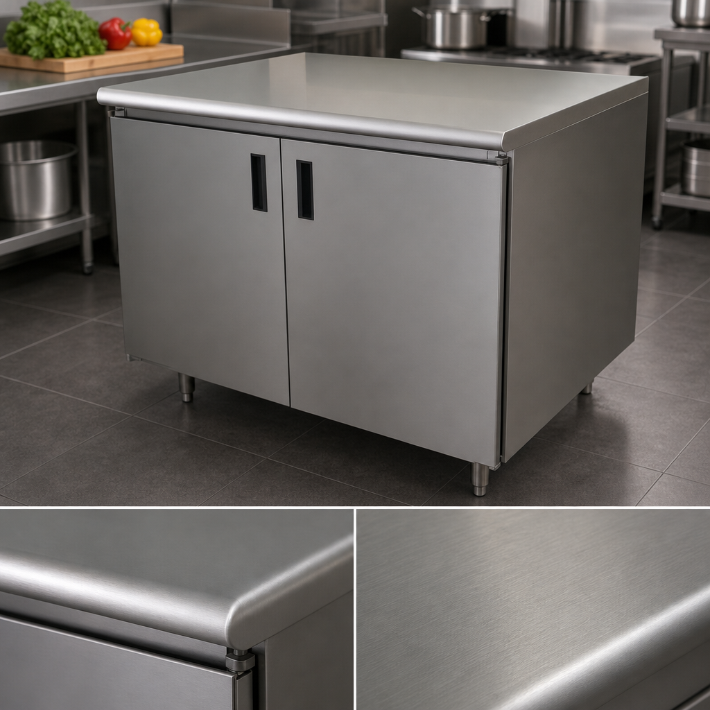 16-Gauge 304 Stainless Steel Top