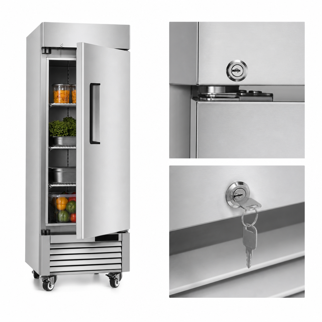 Locking Hinged Solid Door