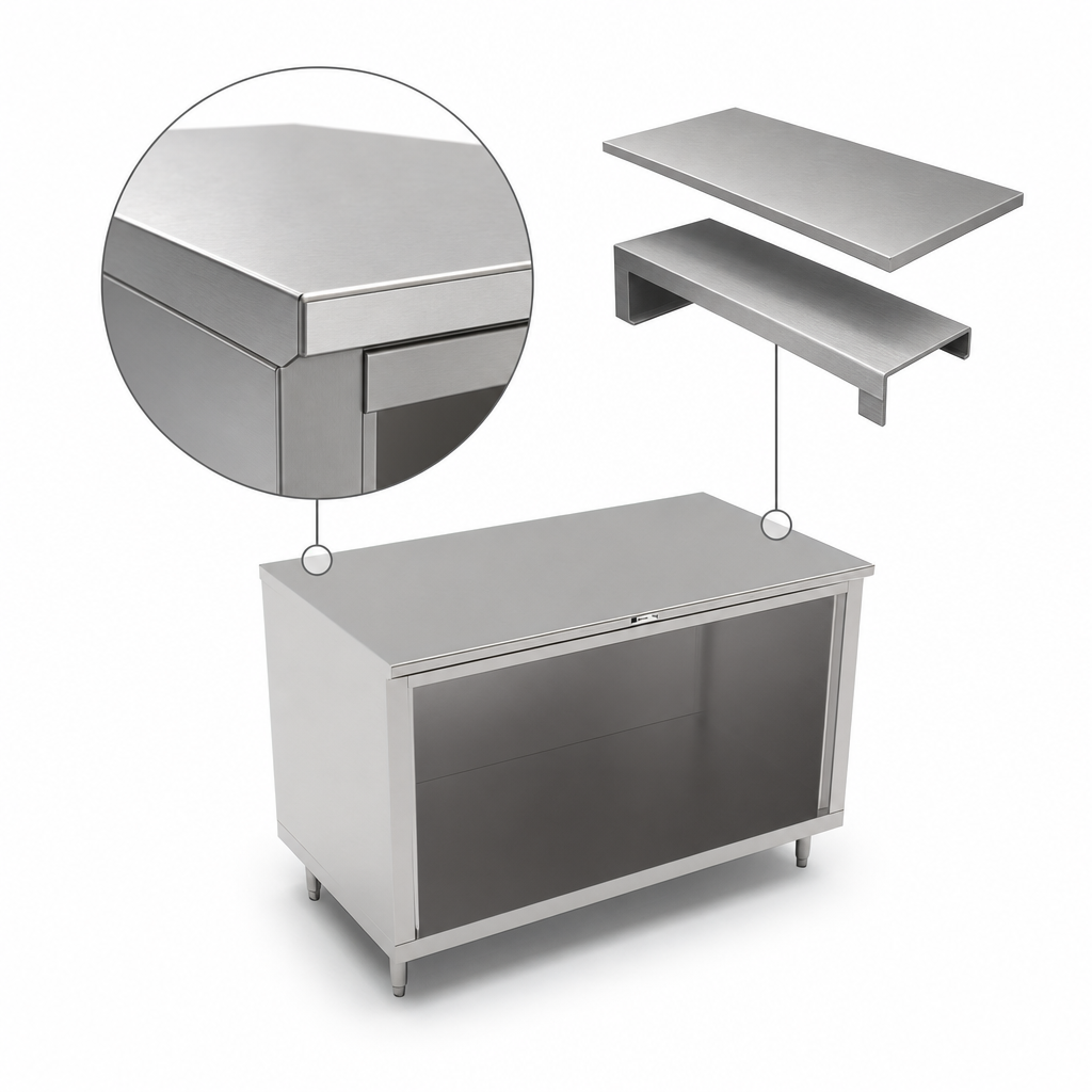 Reinforced Stainless Steel Top