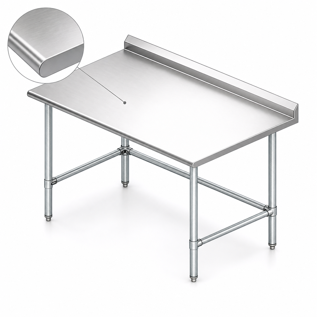 18/400 Stainless Steel Reinforced Top