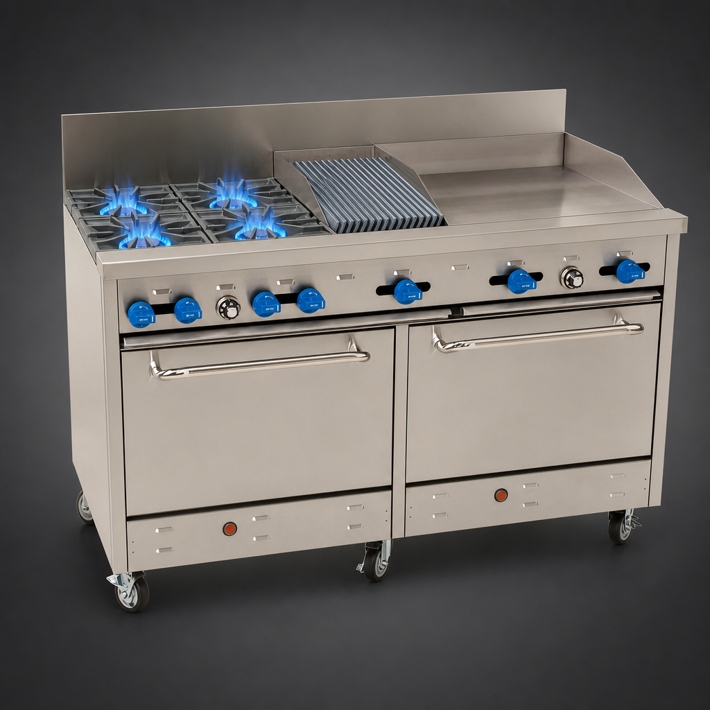 Four Open Burners