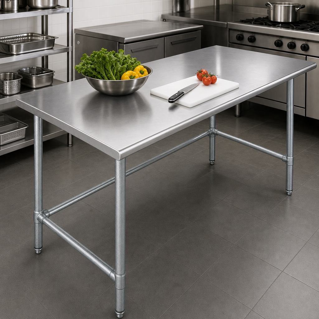 Reinforced Stainless Steel Top