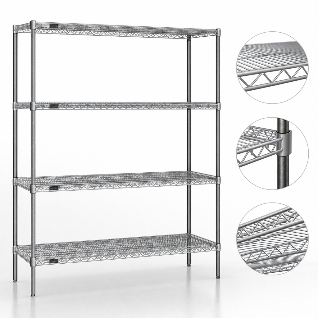 Patented QuadTruss Shelf Design