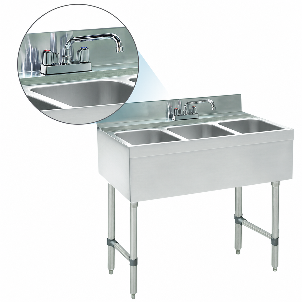 Included Deck-Mount Faucet