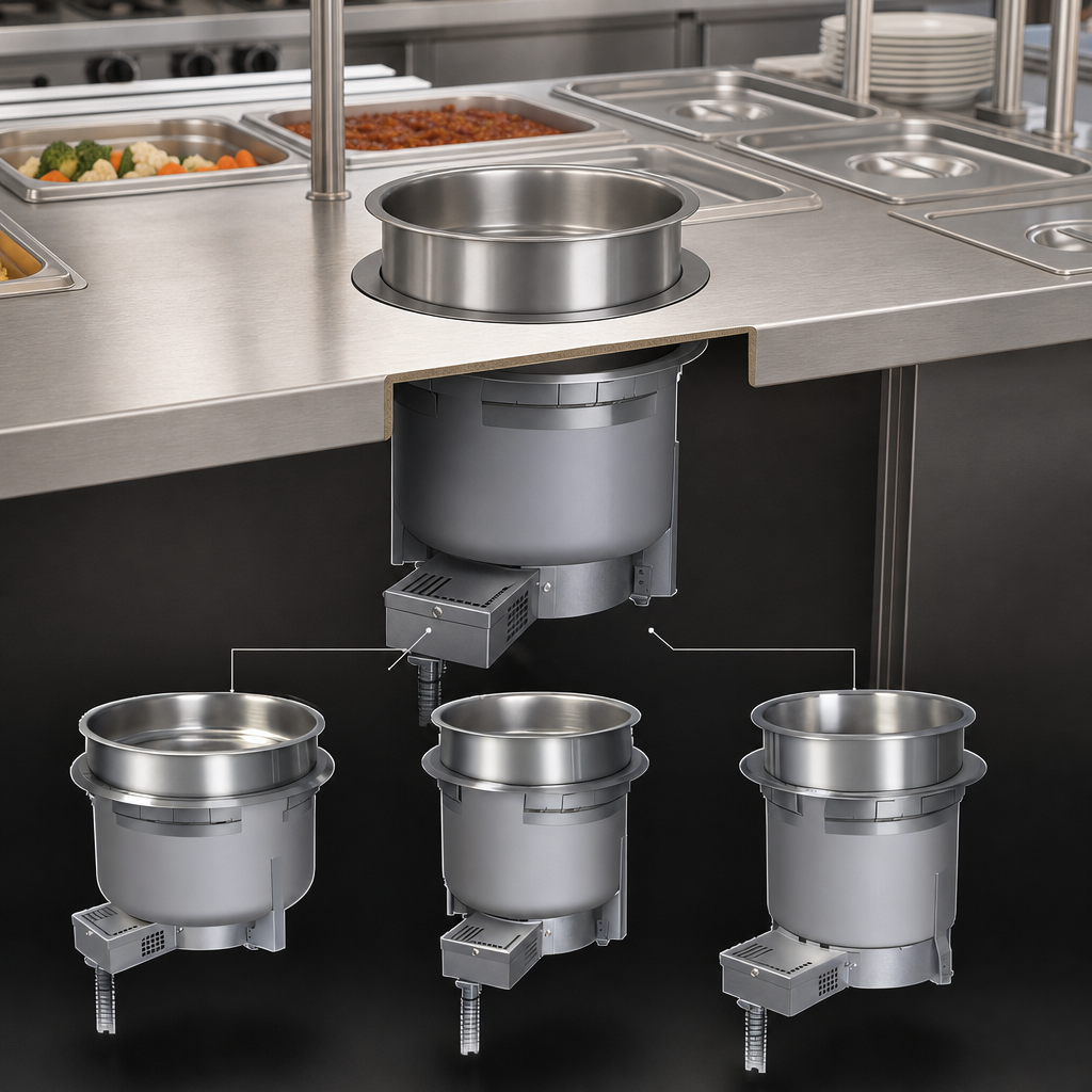 Top-Mounted Drop-In Design