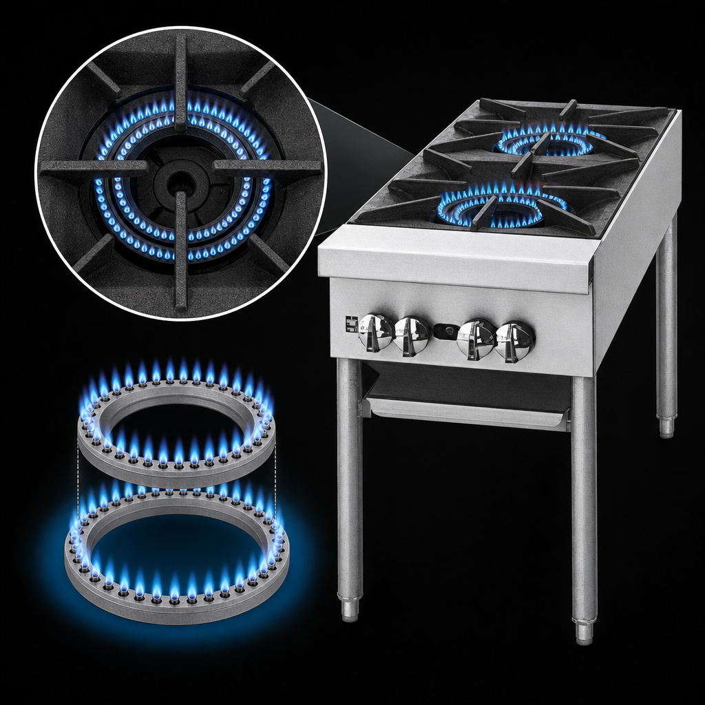 Two-Ring Burner Design