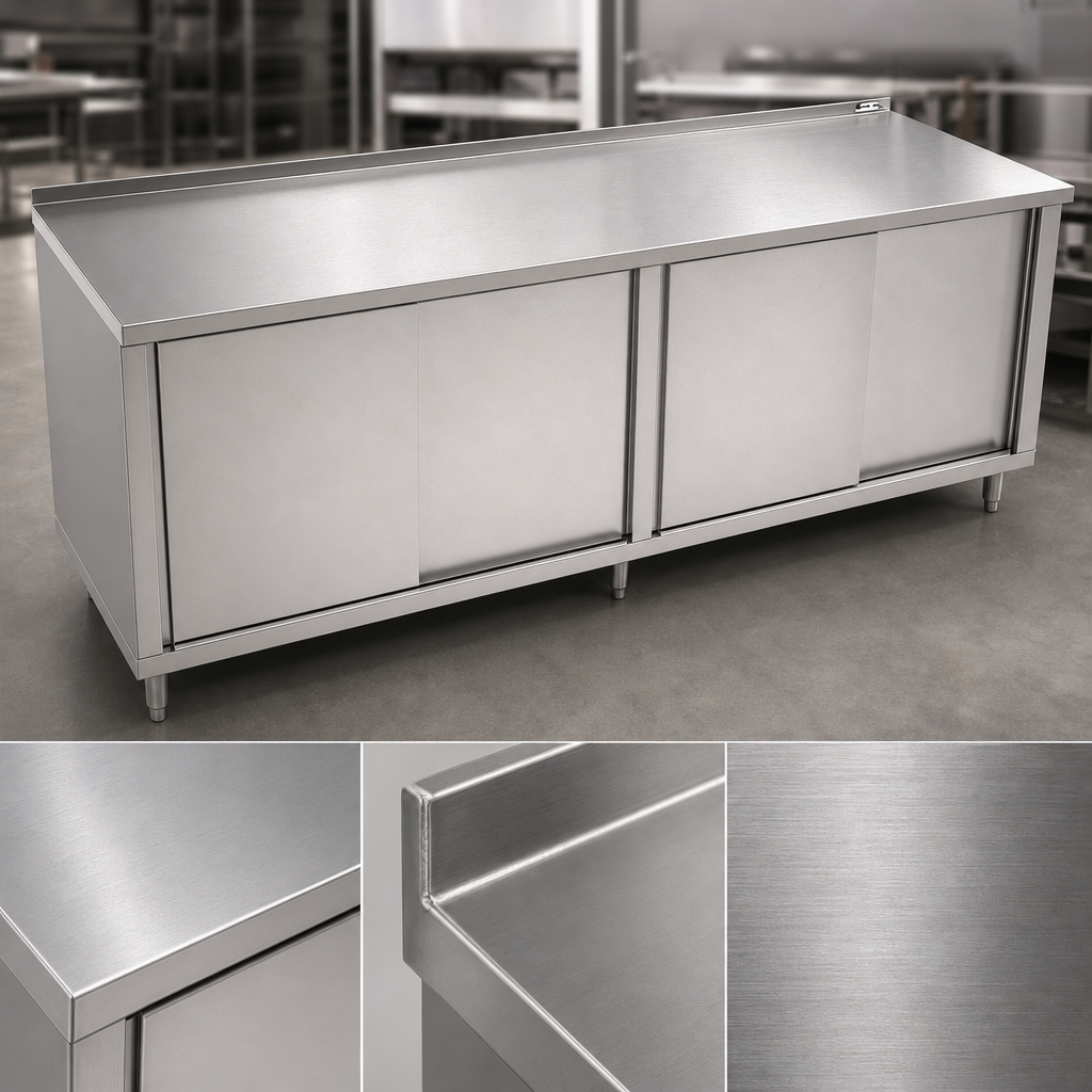 14-Gauge Stainless Steel Top