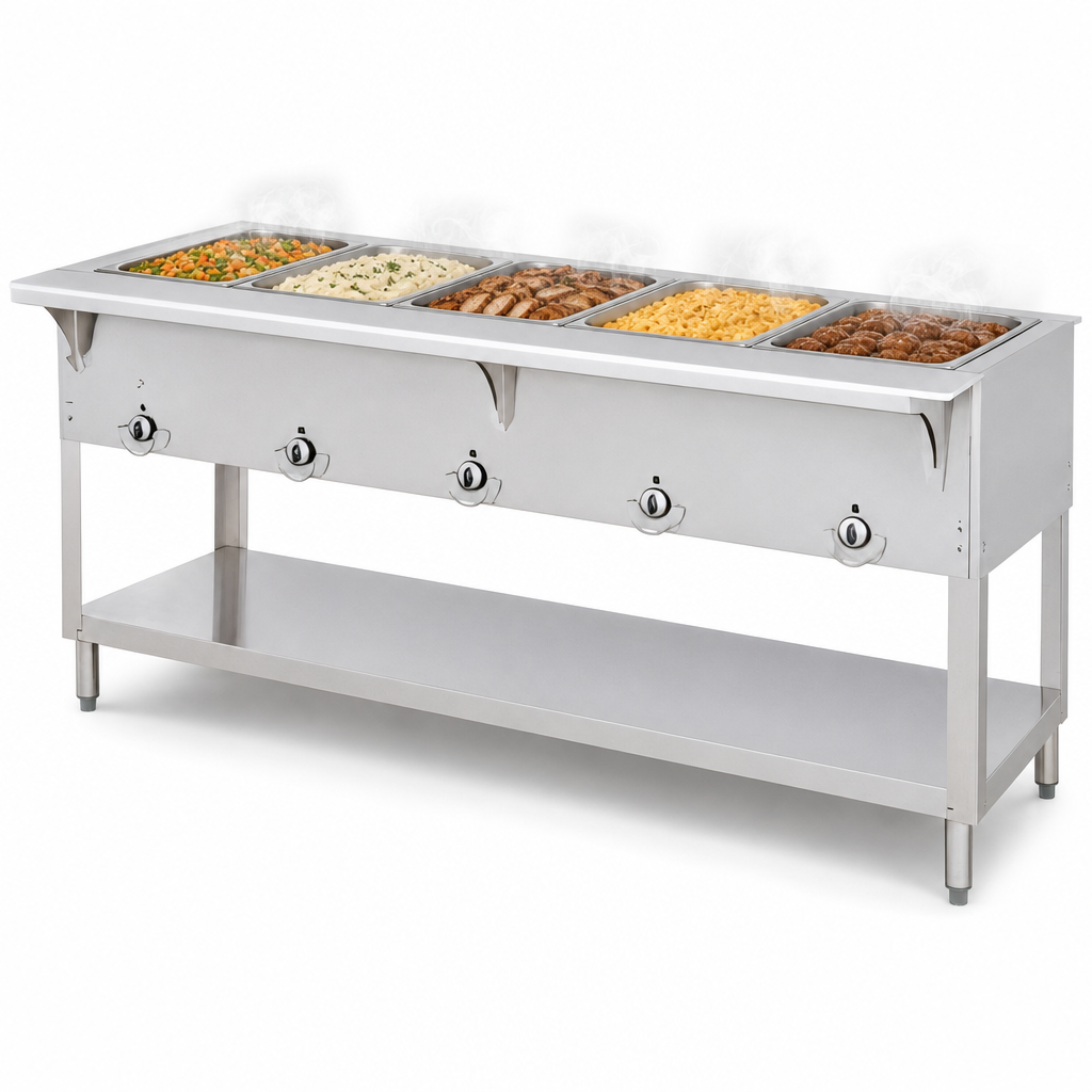 Five Sealed Hot Food Wells