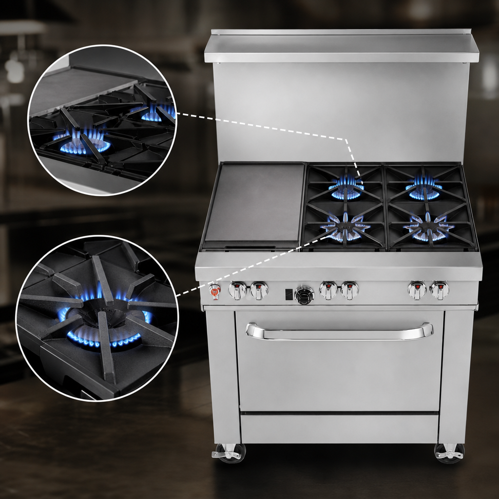 Mixed Burner Top