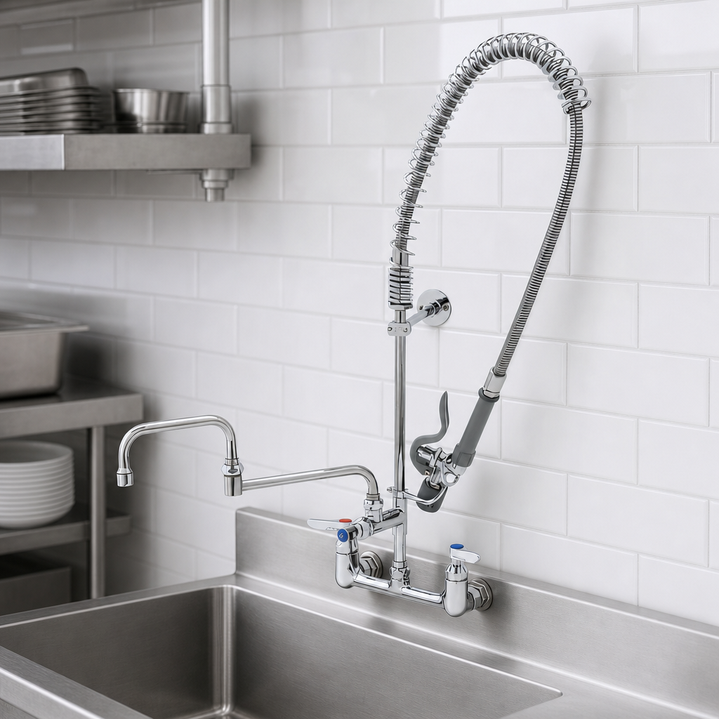 Wall-Mount Mixing Faucet