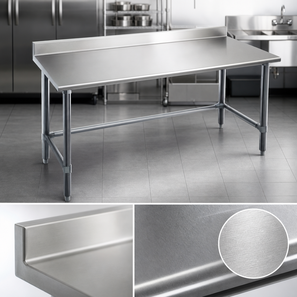14-Gauge 300-Series Stainless Steel Top