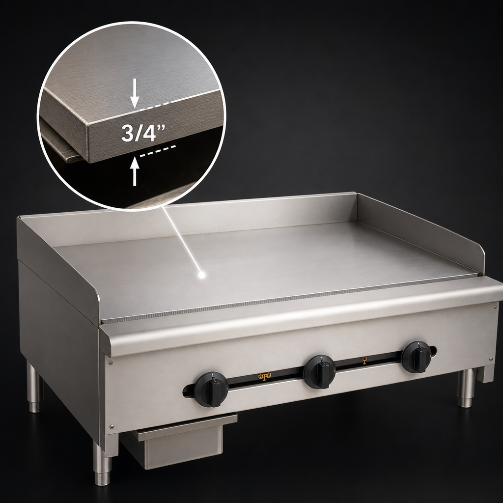 3/4-Inch Smooth Steel Plate