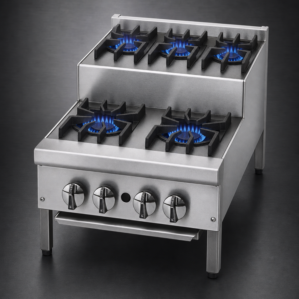 Step-Up Burner Configuration