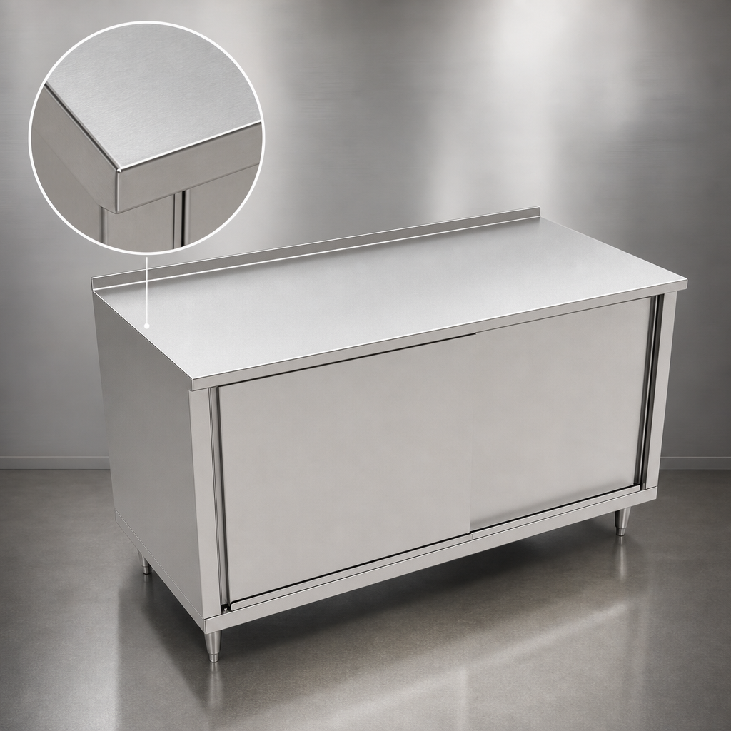 16-Gauge Stainless Steel Top