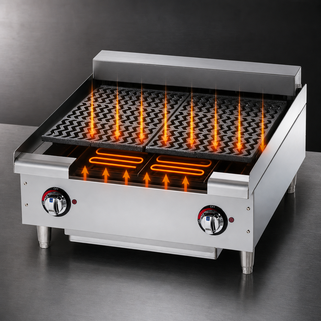 Dual Heat Transfer and 3,300-Watt Elements