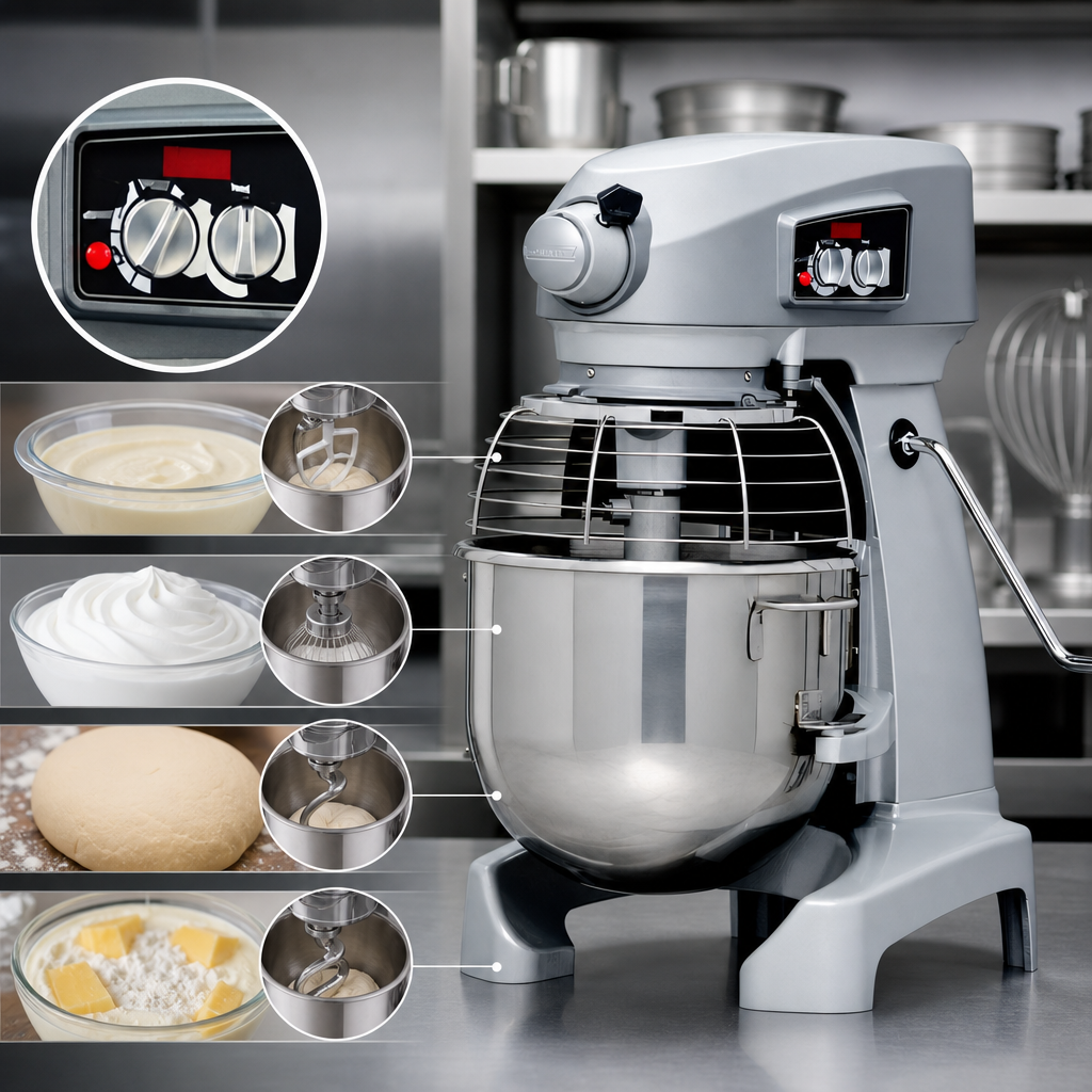 Three Fixed Speeds Plus Stir
