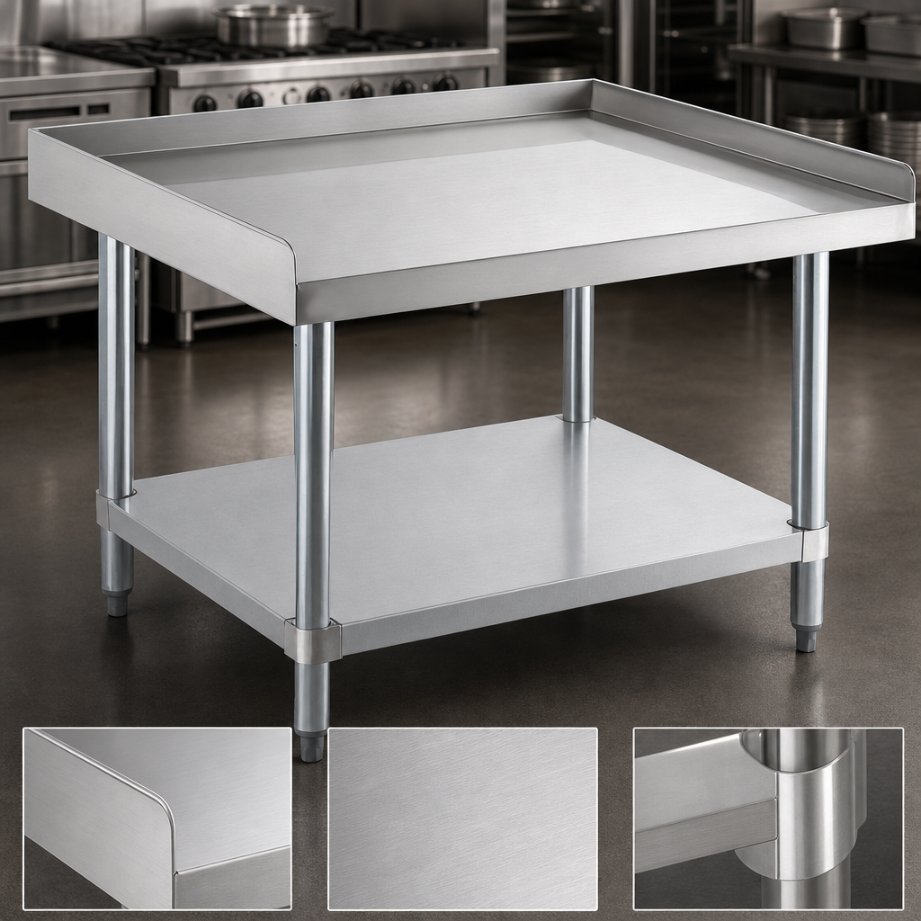 16-Gauge 304 Stainless Steel Top