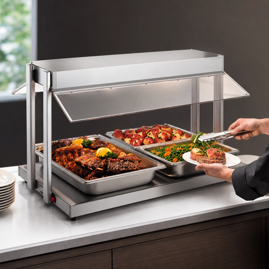 Buffet-Style Sneeze Guards