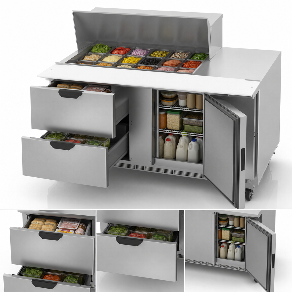 Mixed Door And Drawer Storage